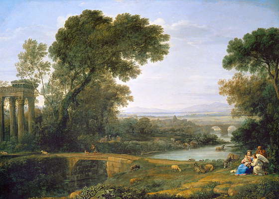 Клод Лоррен. Полдень. 1651. Эрмитаж.